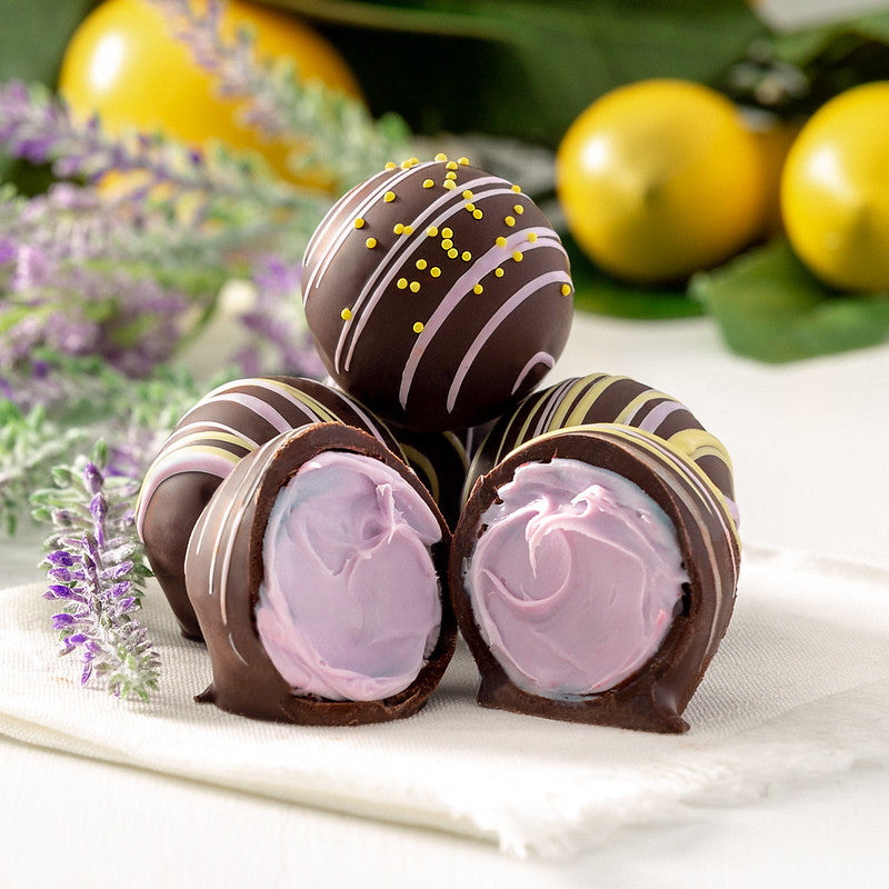 3 Lemon Lavender Truffles