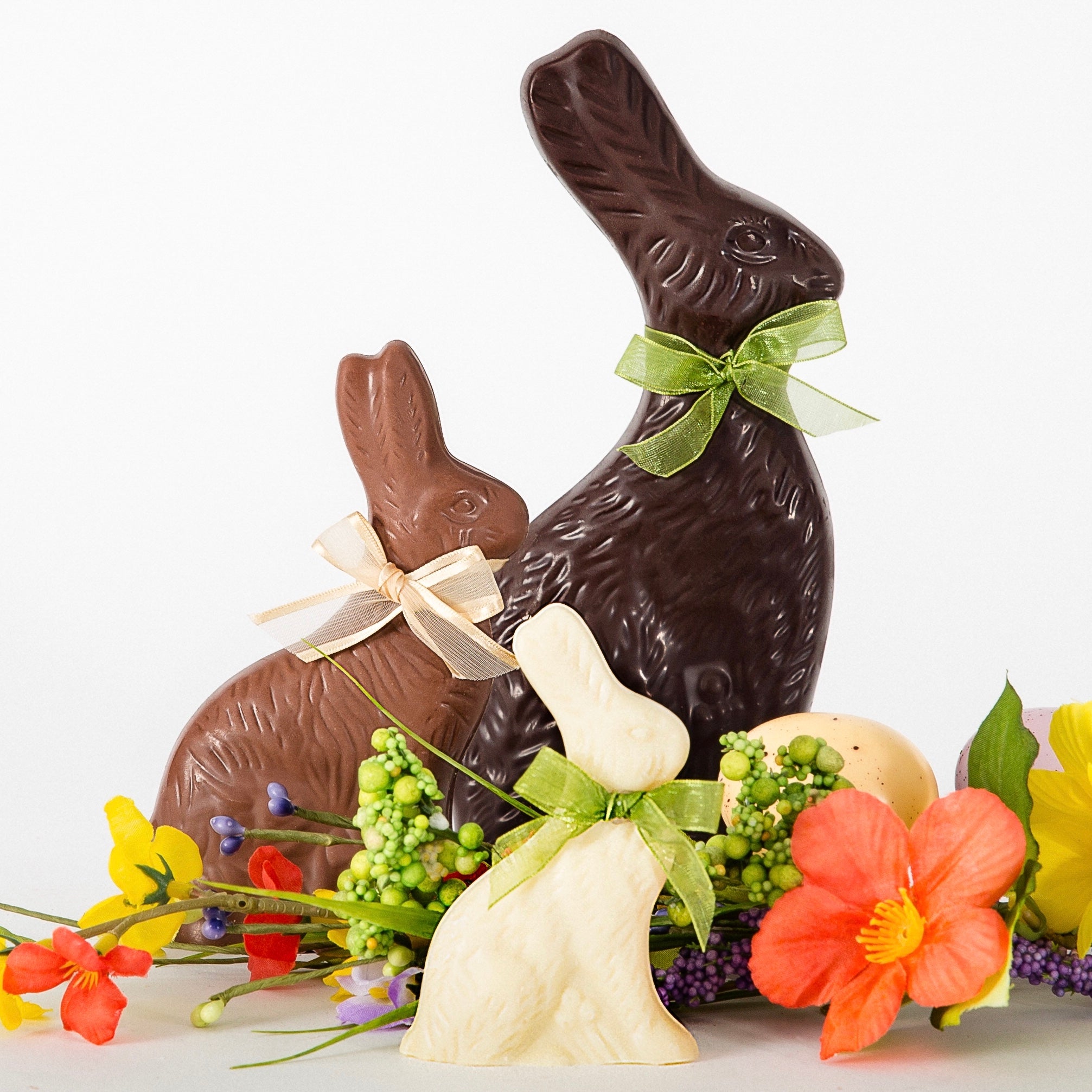Elegant Rabbit Chocolates Dark Chocolate Bunny | Hilliards Chocolates