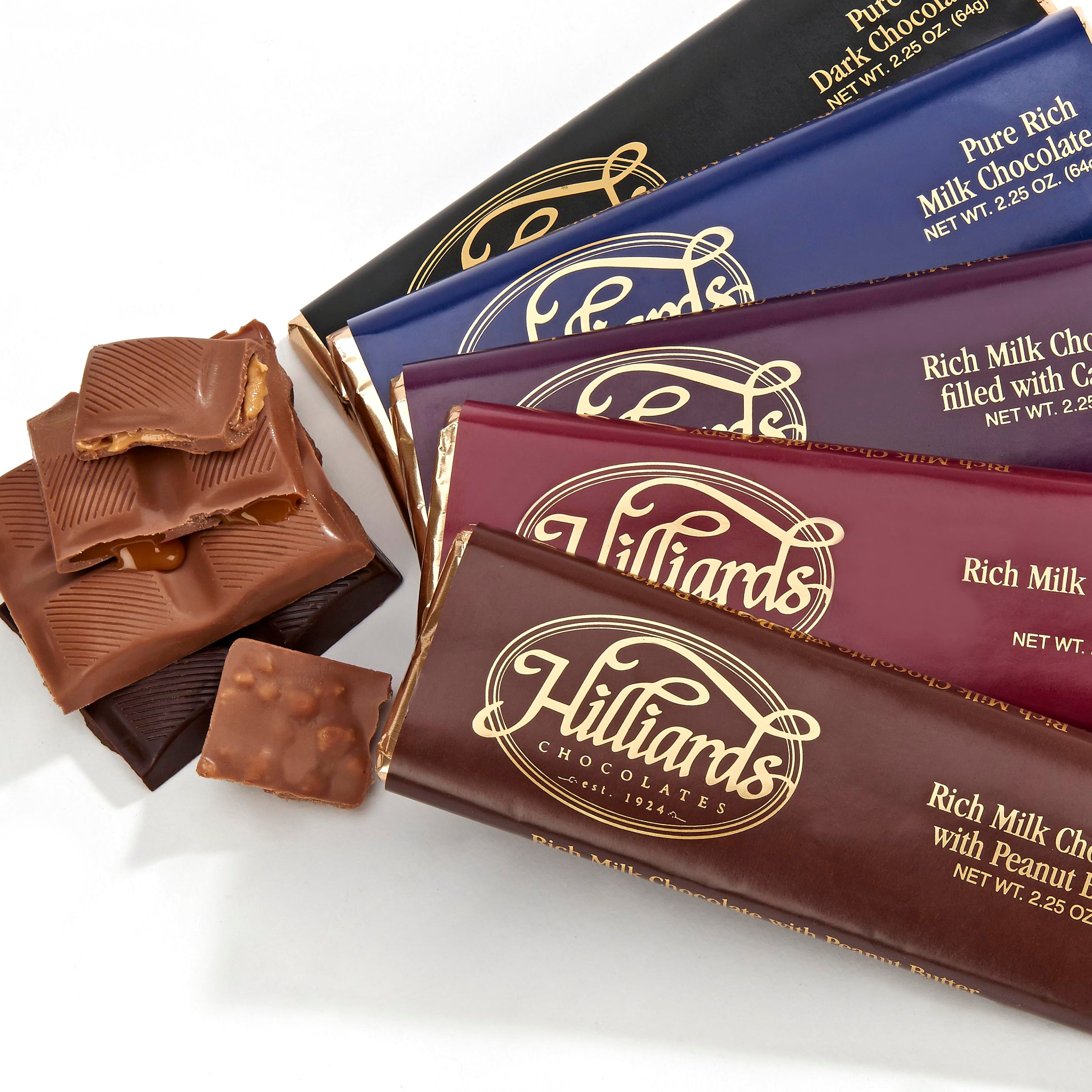 Local Choholate Candy Fancy Chocolate Bar Brands Filled Chocolate Bar Flight (4 Bars)