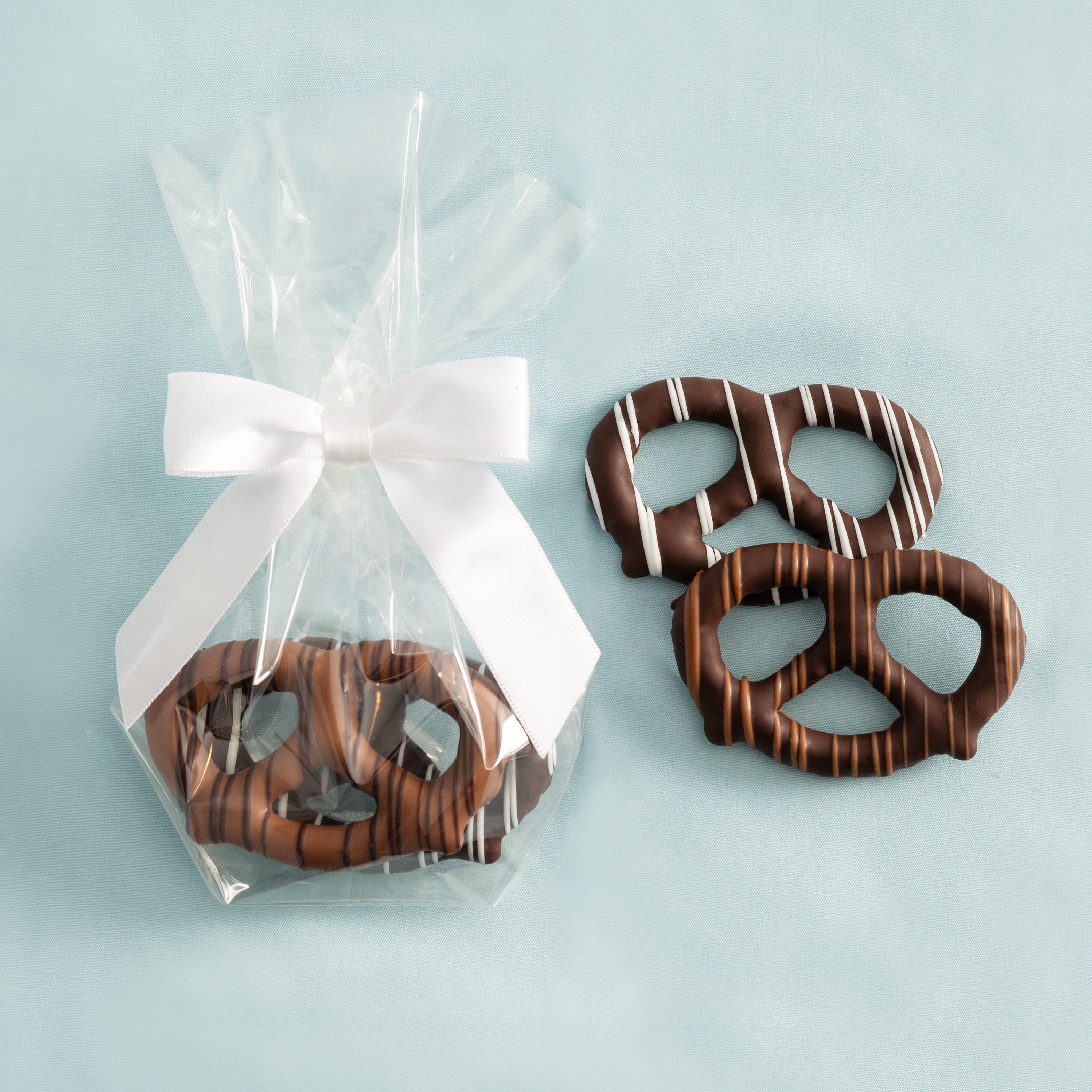 LV Louis Vuitton Theme Chocolate Covered Pretzels Treats - The