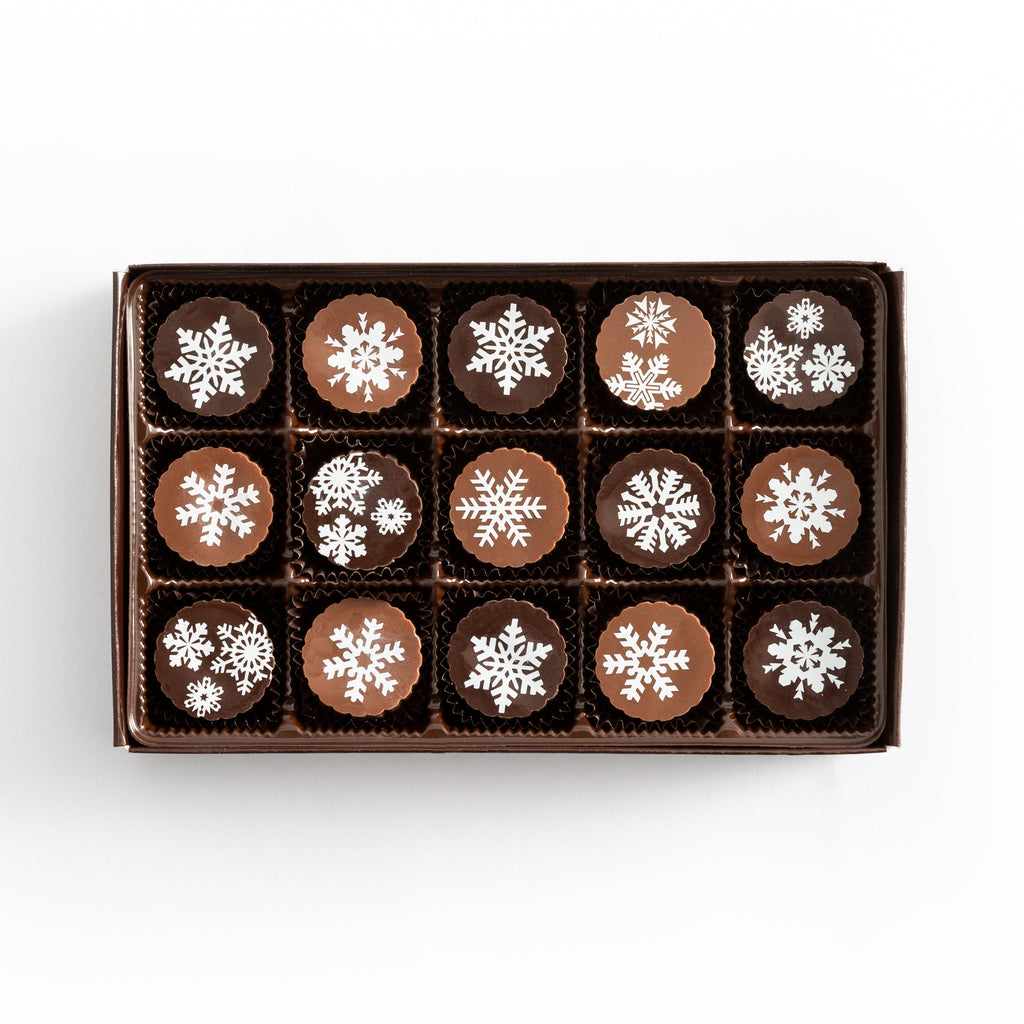 15 piece Snowflake Truffles